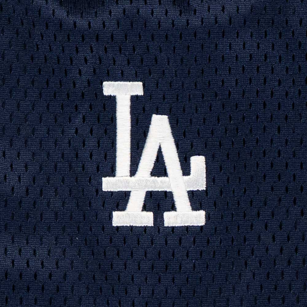 Los Angeles Dodgers Mix League Cross Panel Ocean Blue Basketball Mesh Shorts