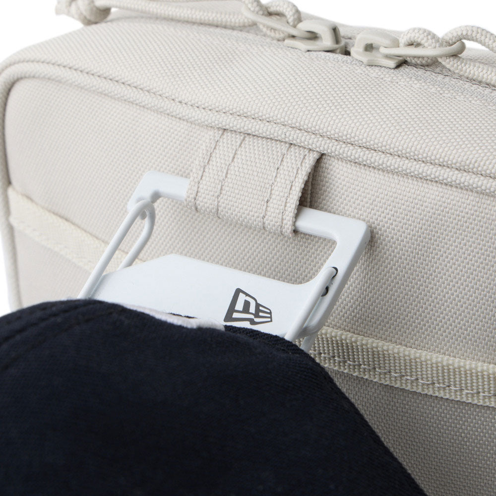 Square Logo White Square Shoulder Pouch Bag