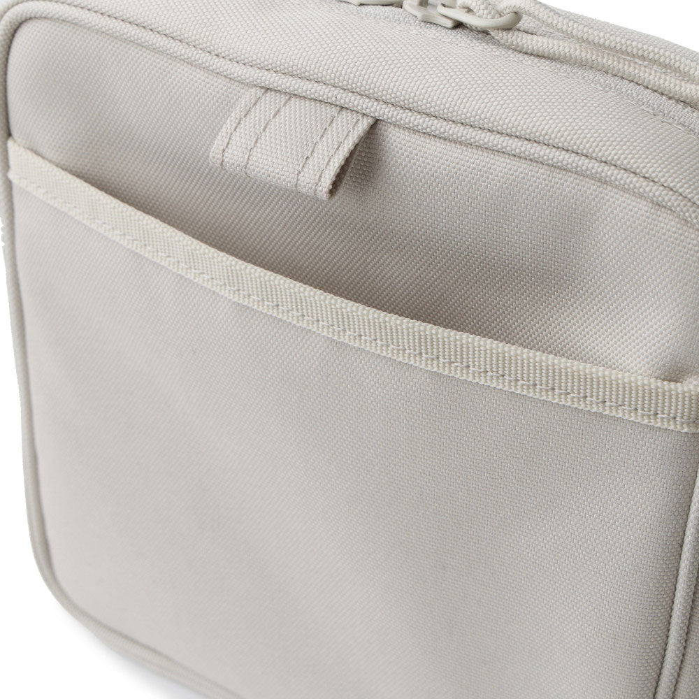 Square Logo White Square Shoulder Pouch Bag