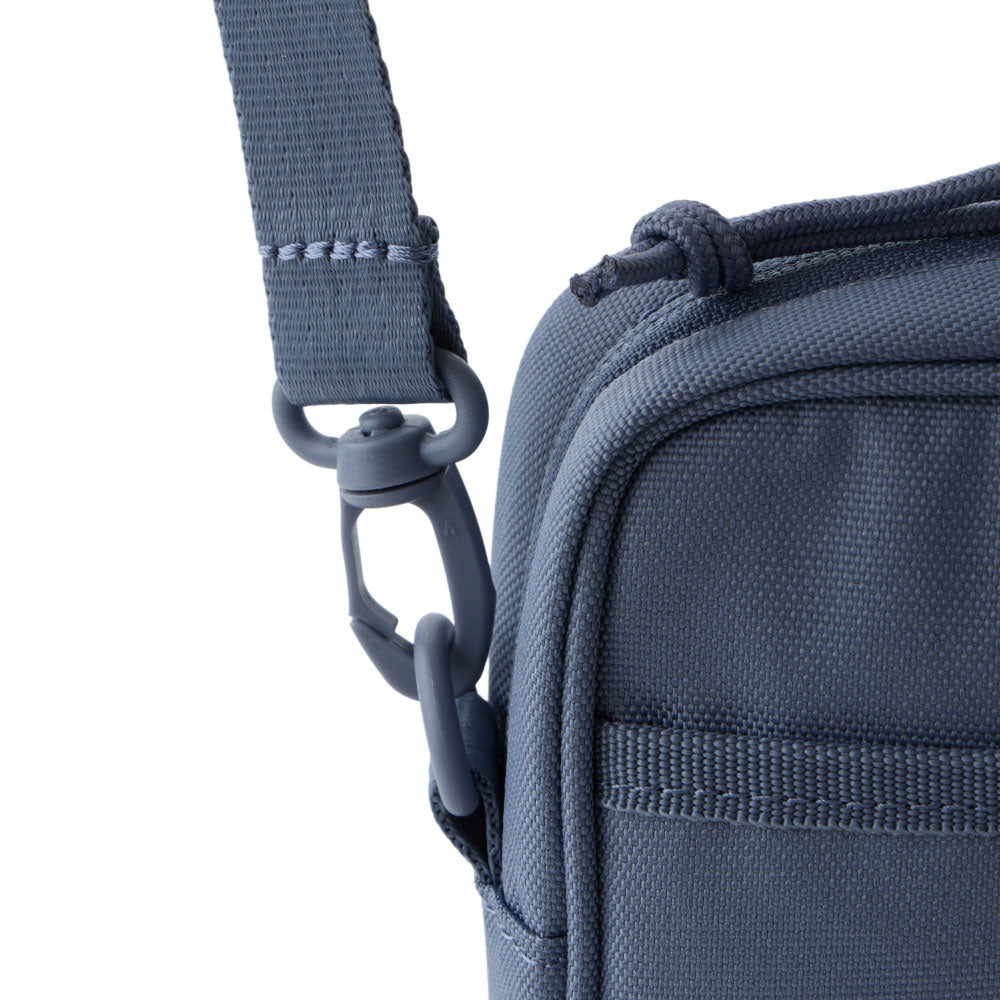 Square Logo Blue Square Shoulder Pouch Bag