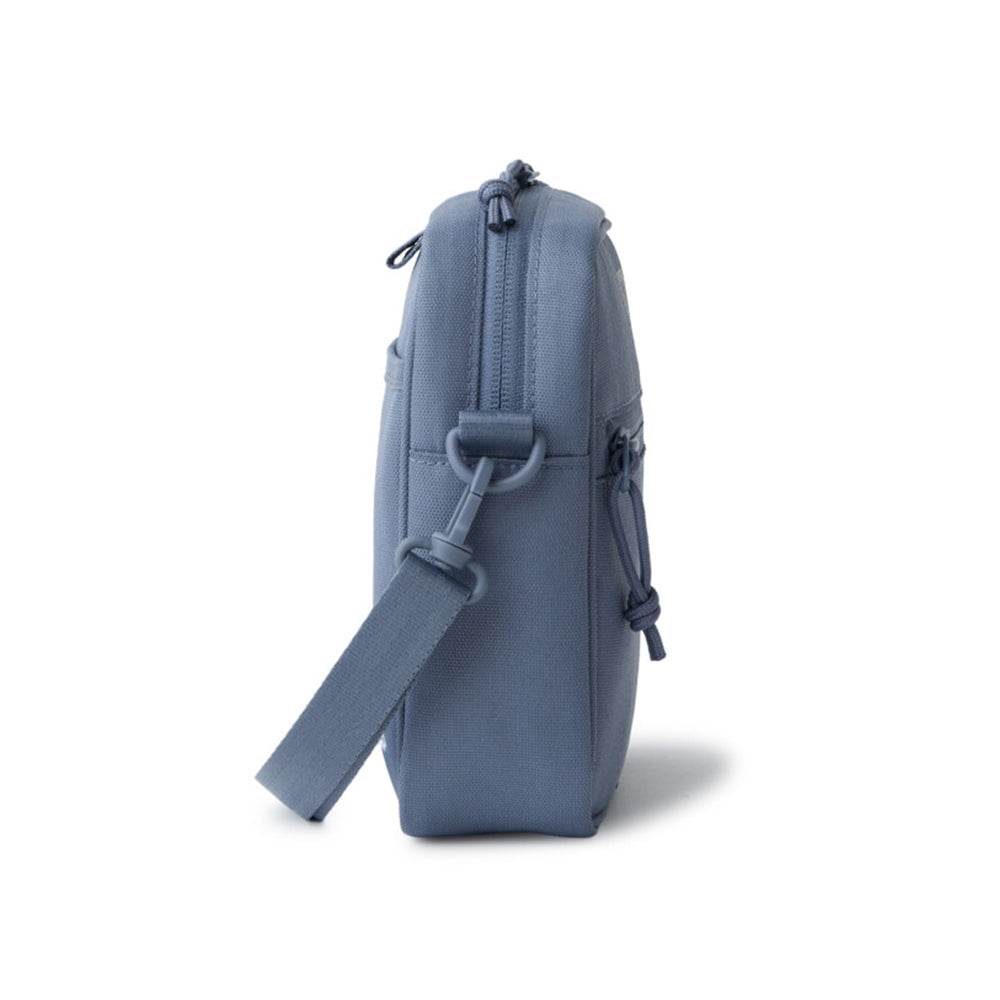 Square Logo Blue Square Shoulder Pouch Bag