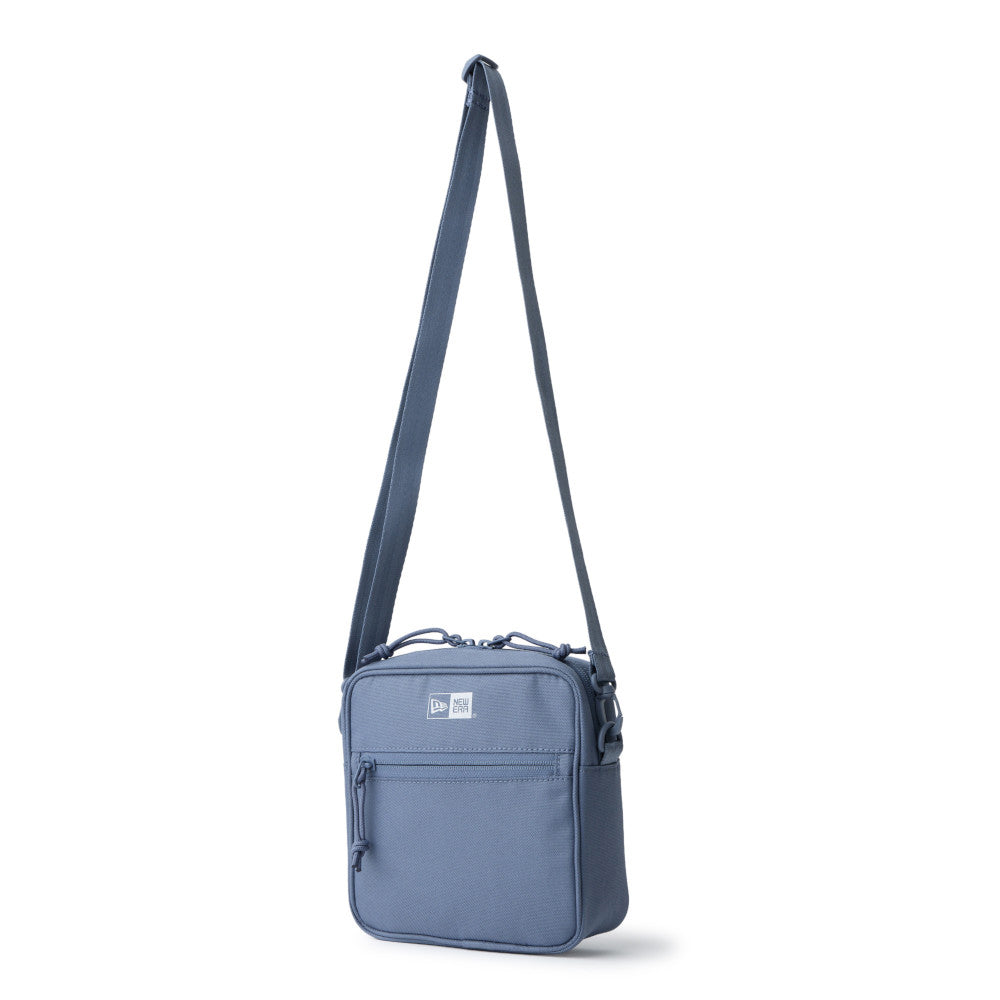 Square Logo Blue Square Shoulder Pouch Bag