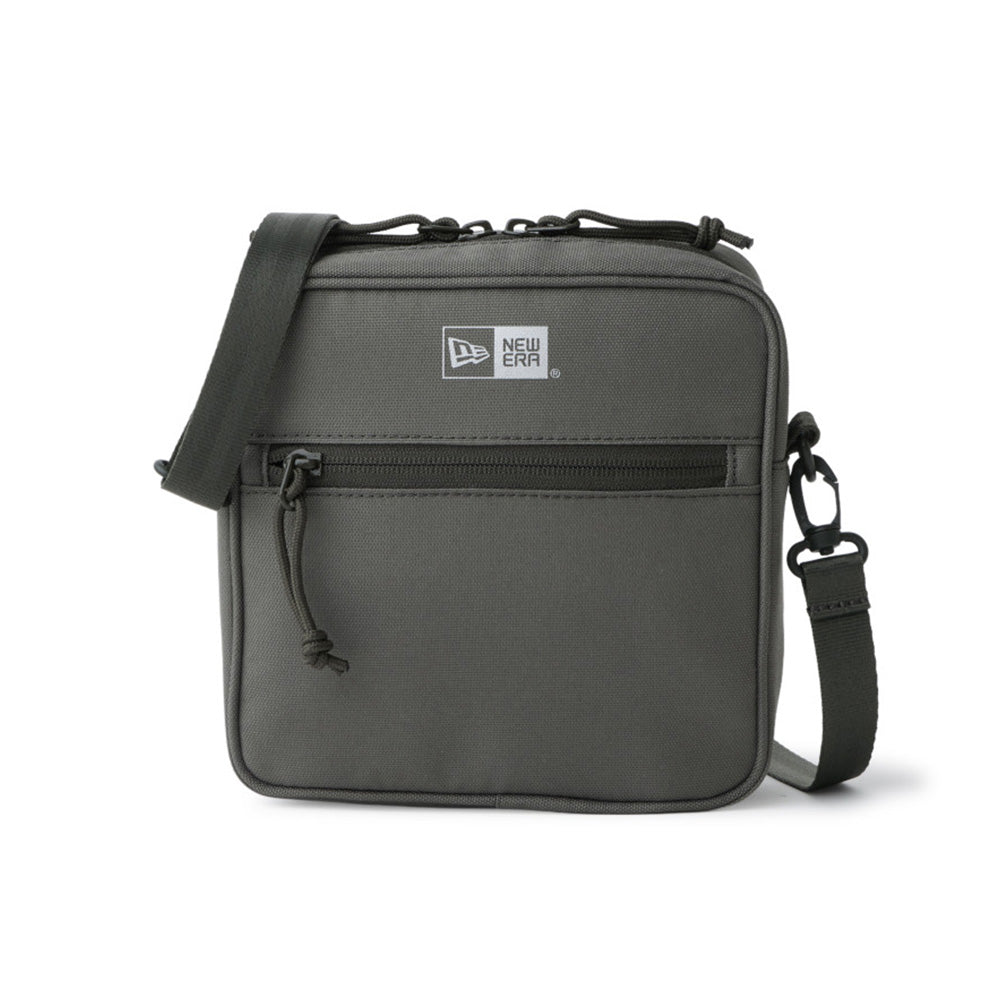 Square Logo Olive Square Shoulder Pouch Bag