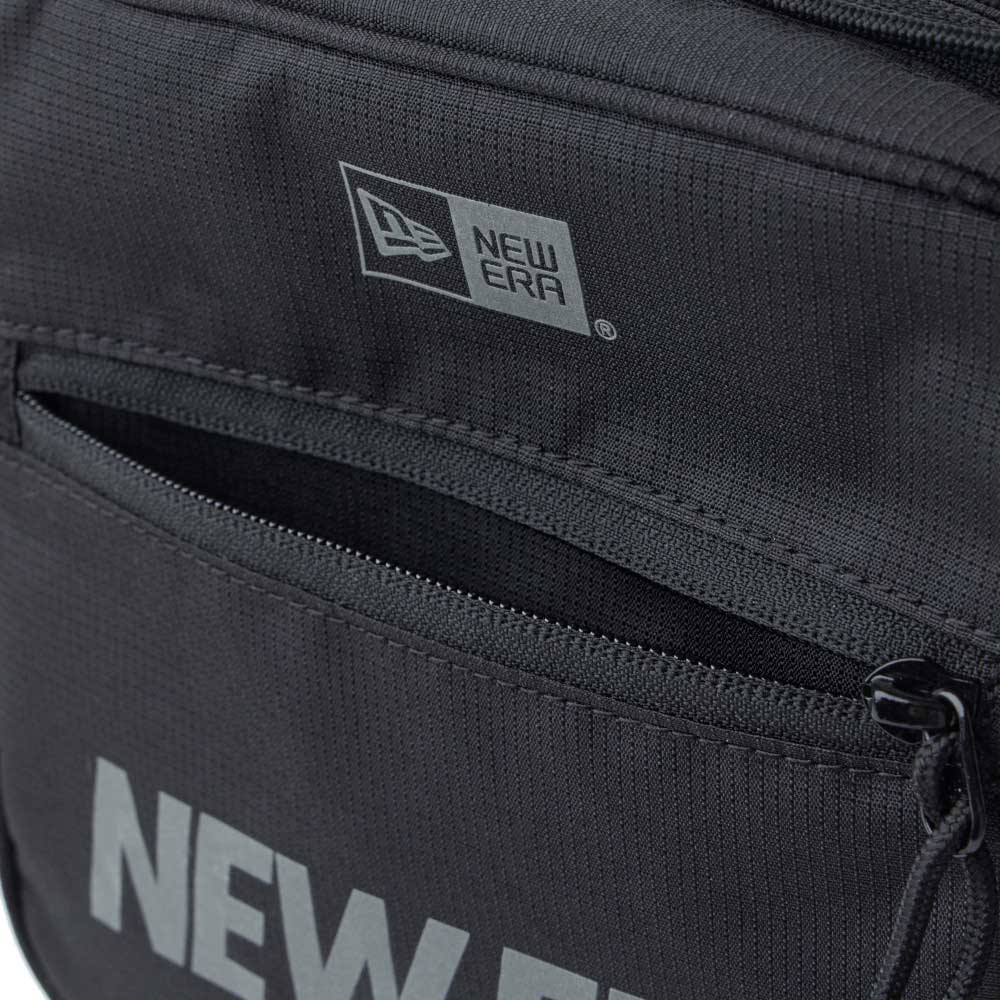 Wordmark Logo Black Square Shoulder Pouch Bag