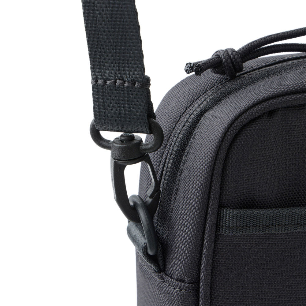 Box Logo Grey Square Shoulder Pouch Bag