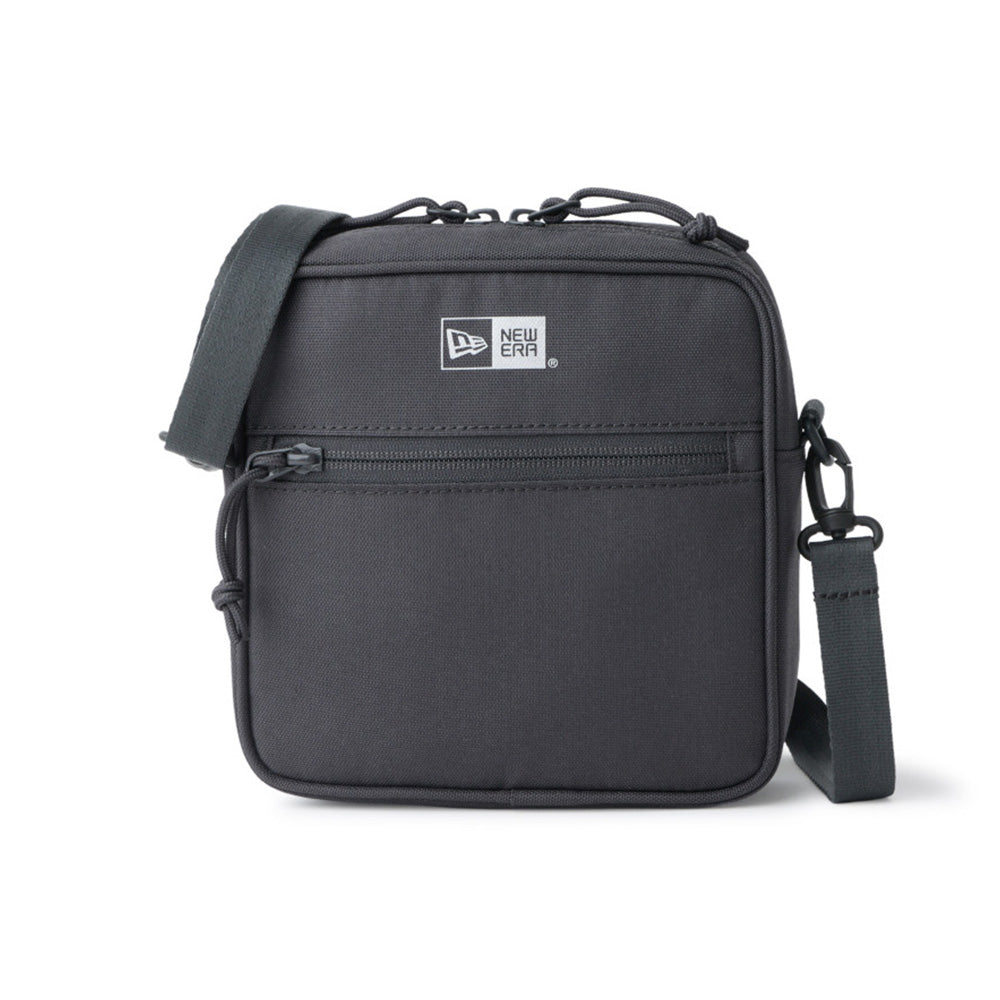 Box Logo Grey Square Shoulder Pouch Bag