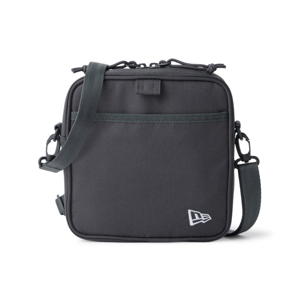 Box Logo Grey Square Shoulder Pouch Bag