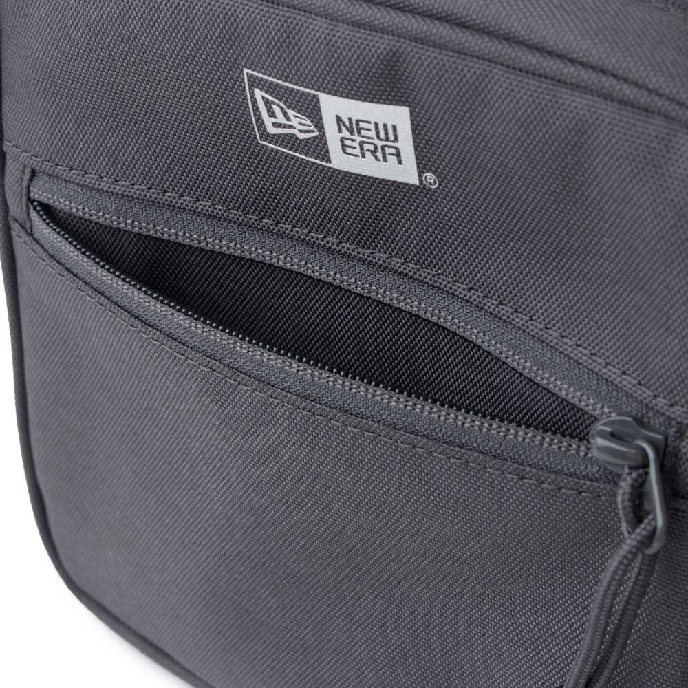 Box Logo Grey Square Shoulder Pouch Bag