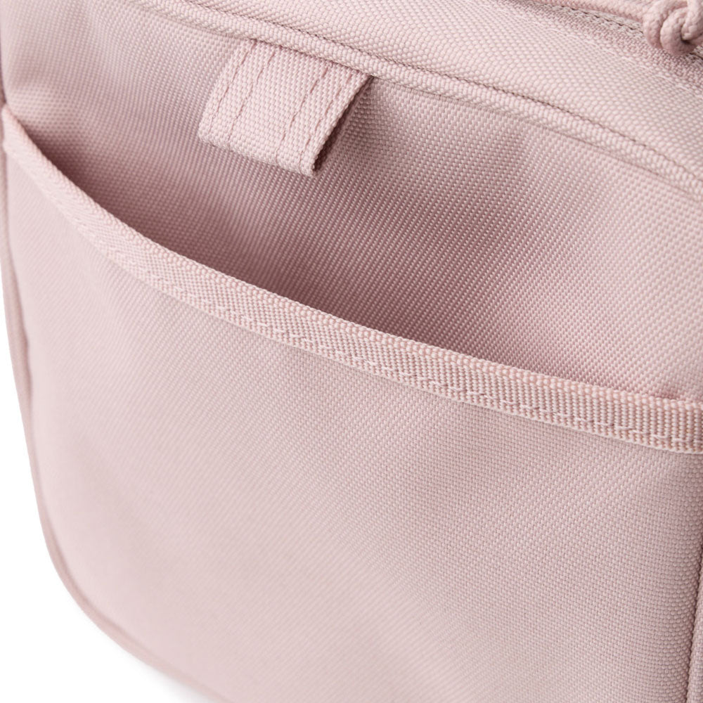 logo pink square shoulder pouch bag
