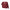 logo burgundy square shoulder pouch bag front