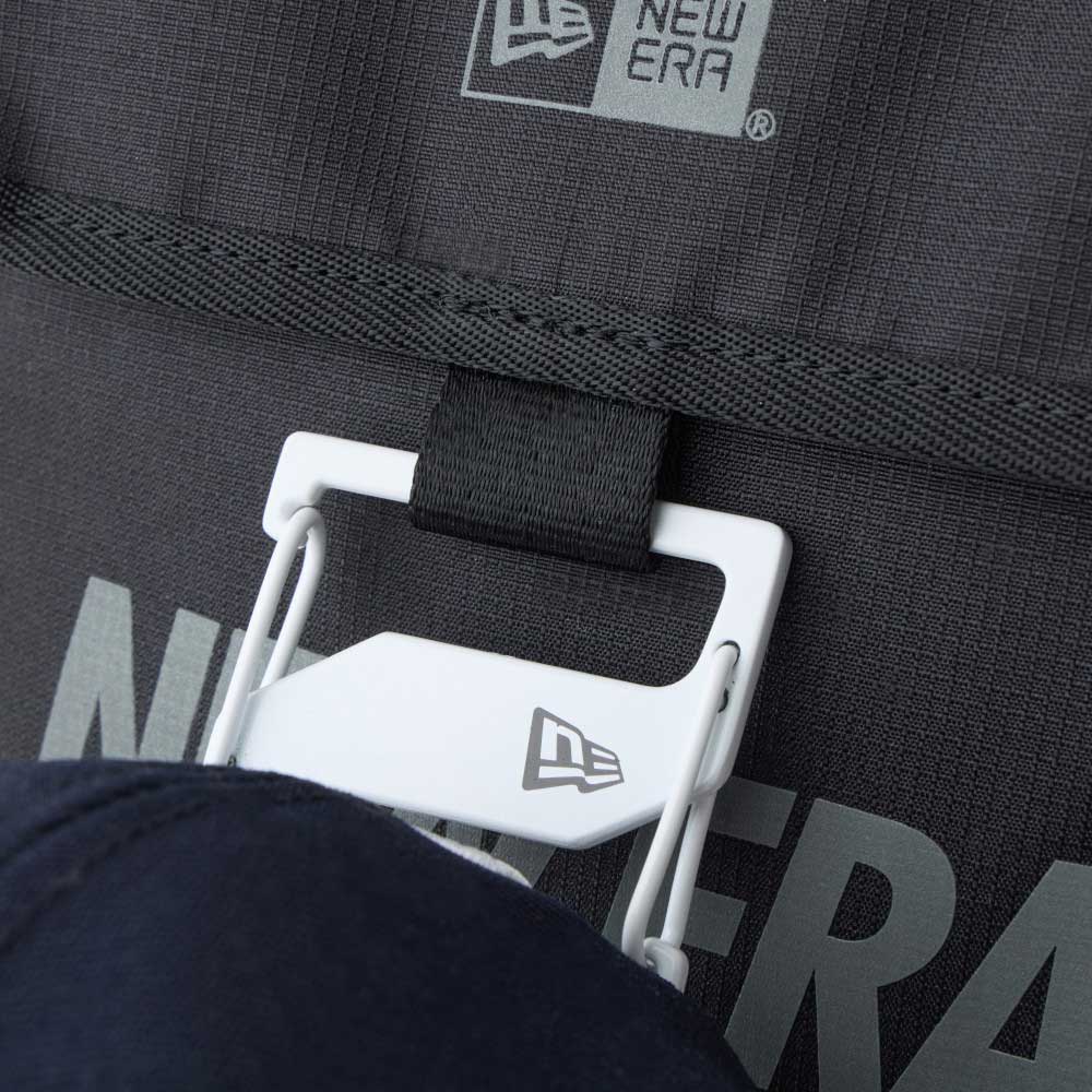 Wordmark Logo Black Square Neck Pouch Bag