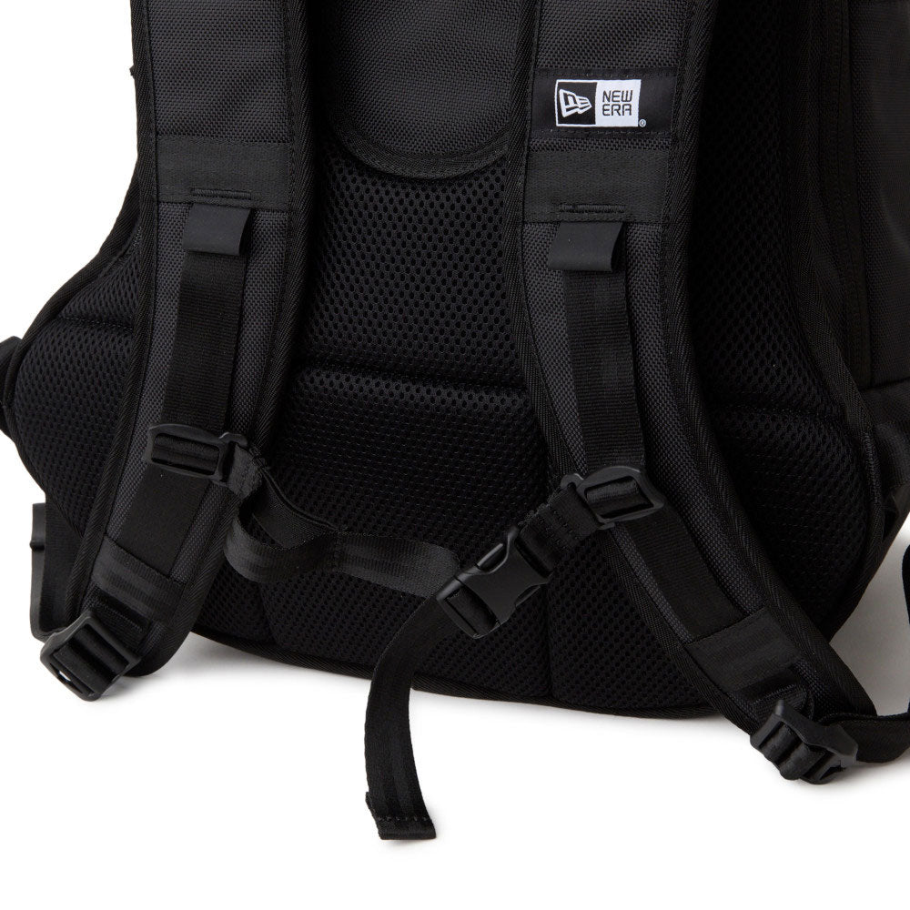 Wordmark Mesh Logo Black 1680D Sports Backpack Bag