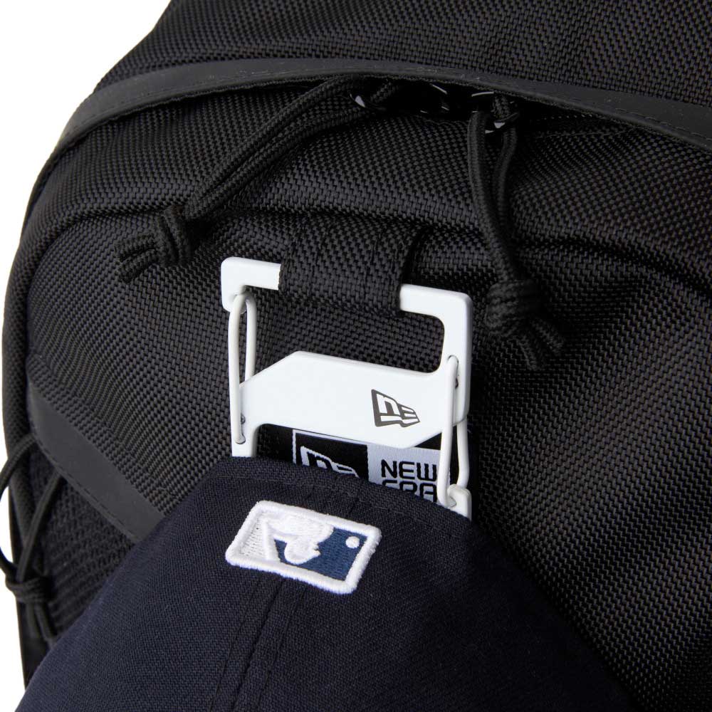 Wordmark Mesh Logo Black 1680D Sports Backpack Bag