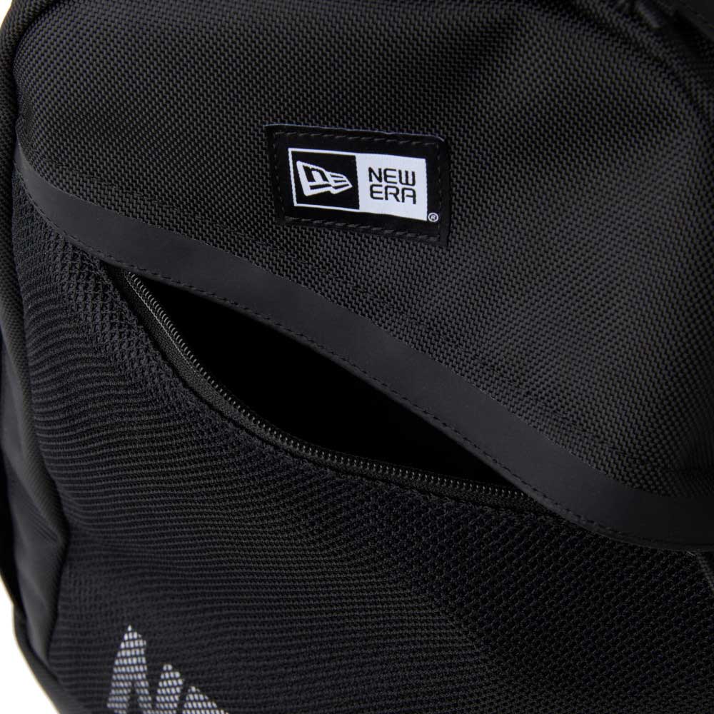 Wordmark Mesh Logo Black 1680D Sports Backpack Bag