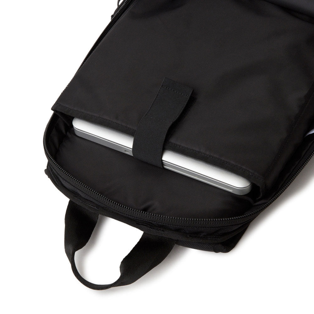 Wordmark Mesh Logo Black 1680D Sports Backpack Bag