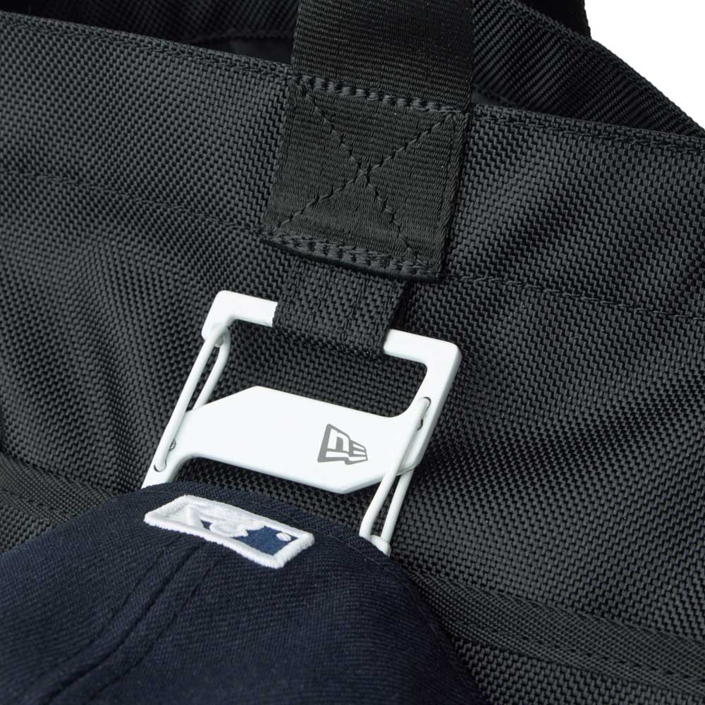 logo wordmark black gym tote bag