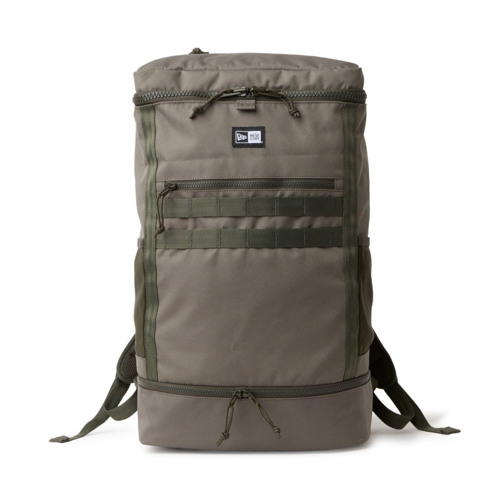 Square Logo Olive Large Box Backpack