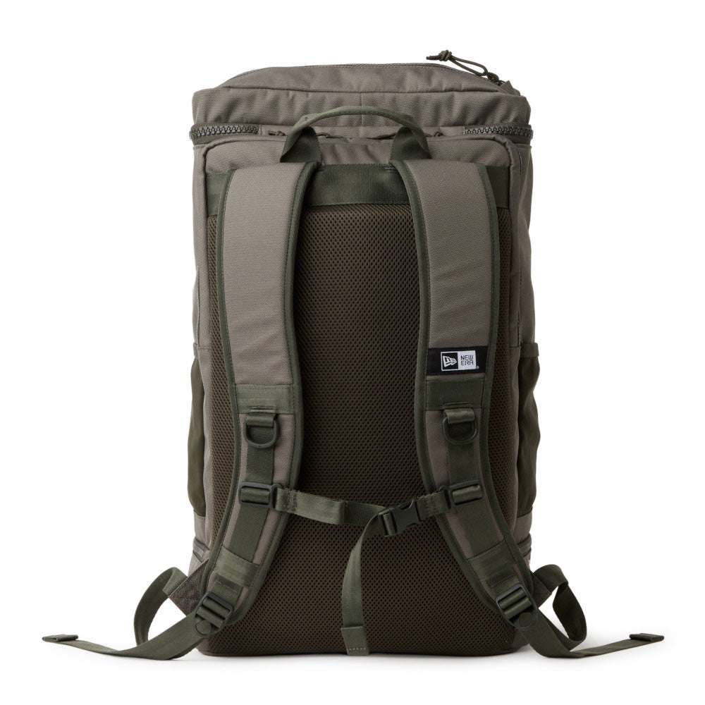 Square Logo Olive Large Box Backpack