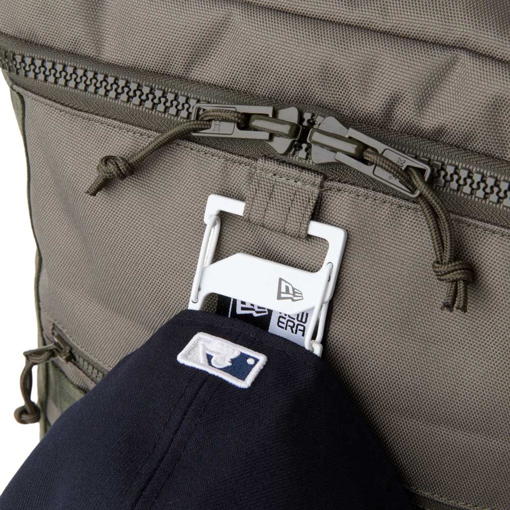 Square Logo Olive Large Box Backpack