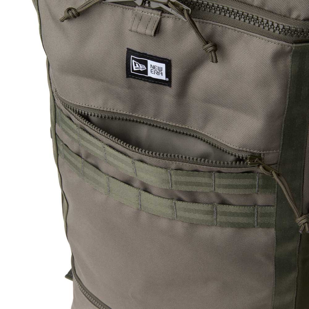 Square Logo Olive Large Box Backpack