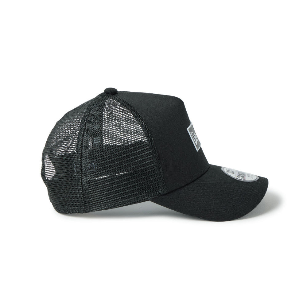TPU Box Logo Black Youth 9FORTY A-Frame Trucker Cap