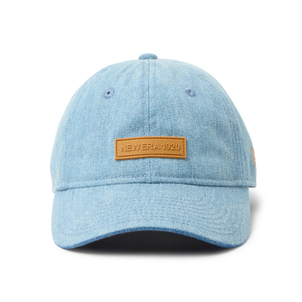new era 1920 patch washed denim youth 9twenty adjustable cap opposite