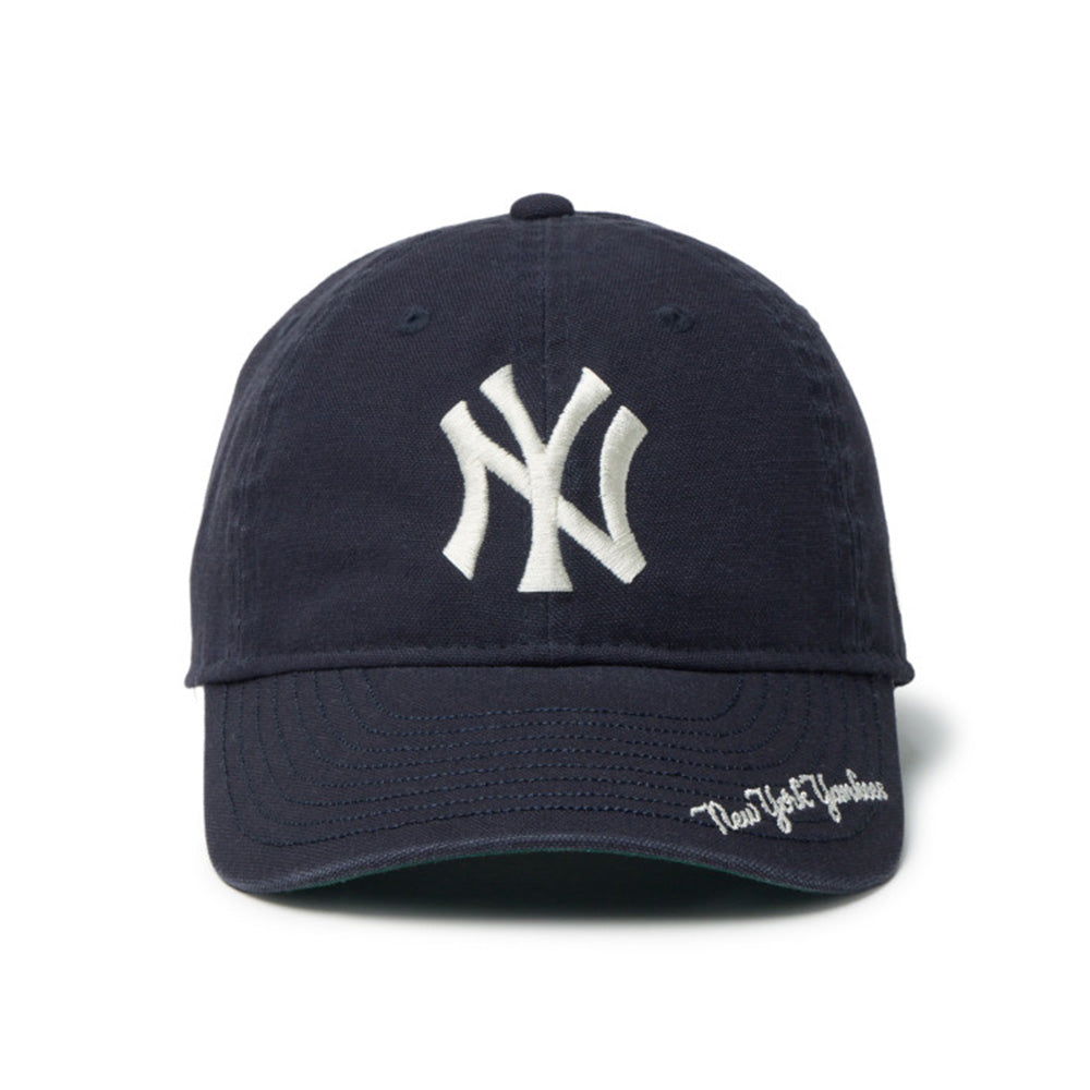 new era new york yankees visor logo navy youth 9twenty adjustable cap logo and print
