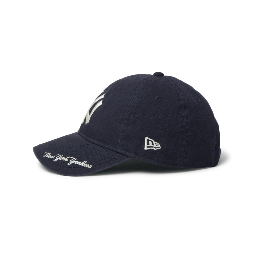New York Yankees Visor Logo Navy Youth 9TWENTY Adjustable Cap