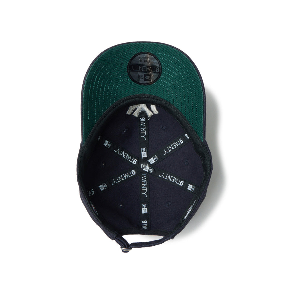 new era new york yankees visor logo navy youth 9twenty adjustable cap detail and color