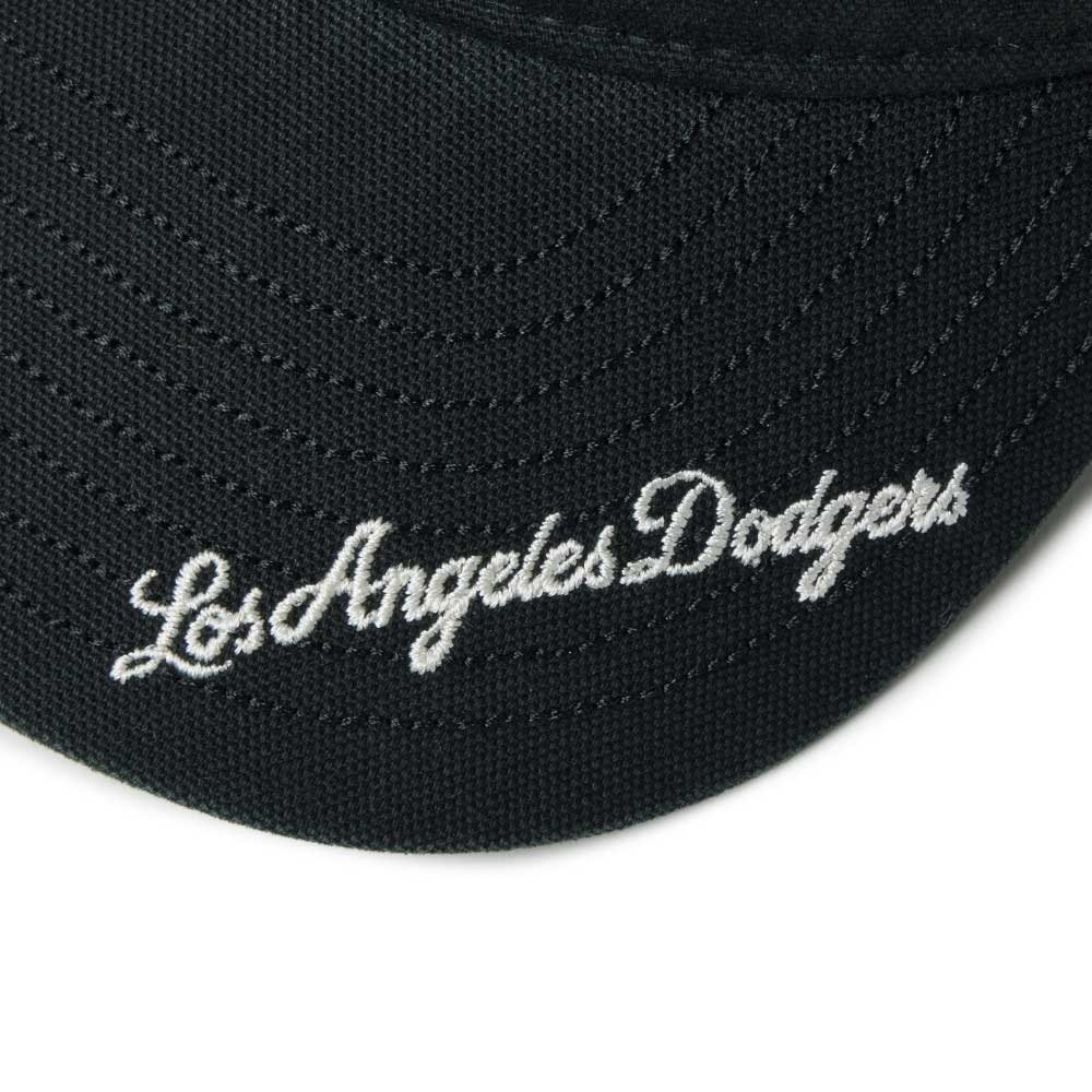 new era los angeles dodgers visor logo black youth 9twenty adjustable cap angle