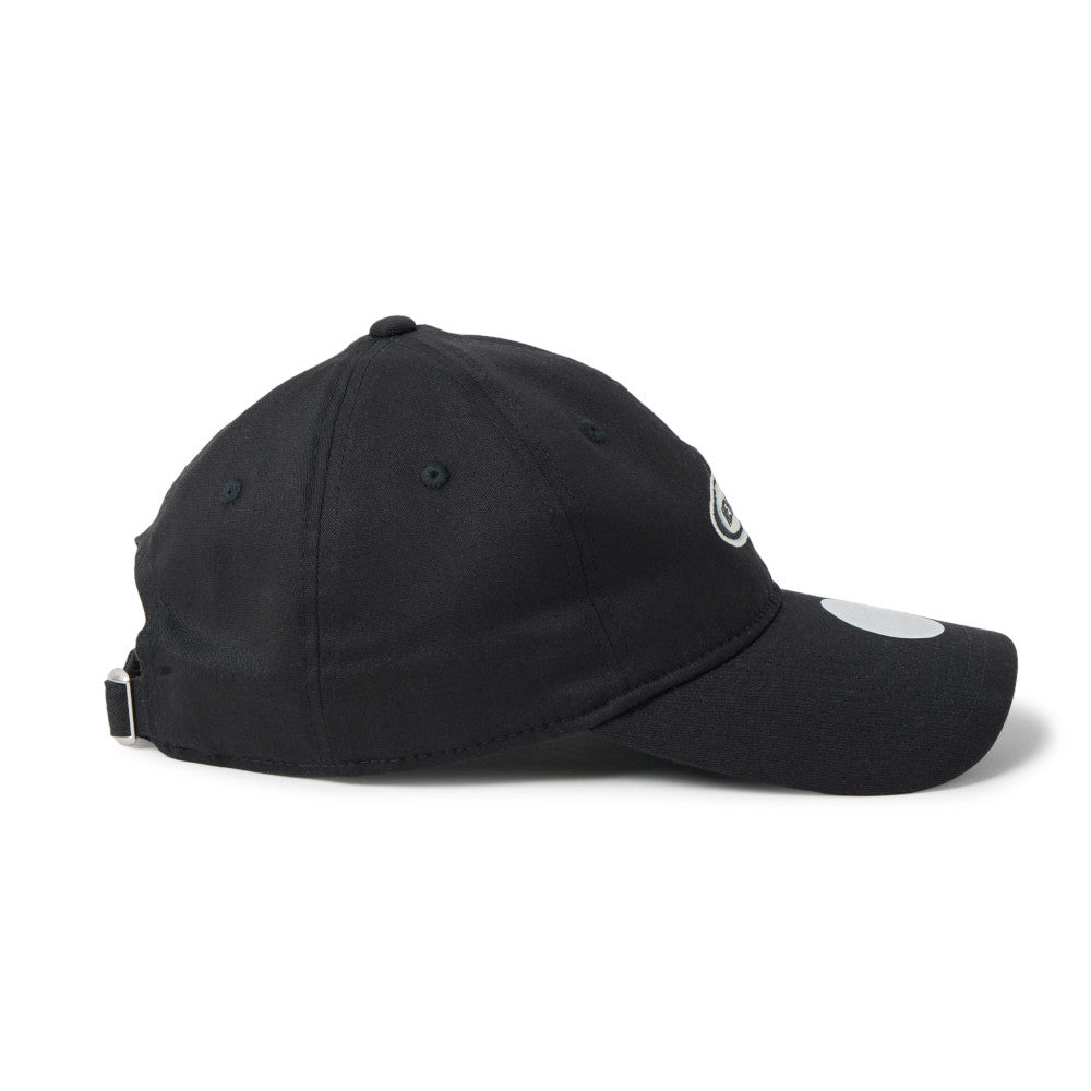 new era oval logo golf women black 9twenty adjustable cap side