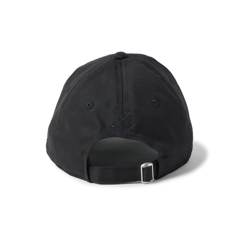 new era oval logo golf women black 9twenty adjustable cap detail and color