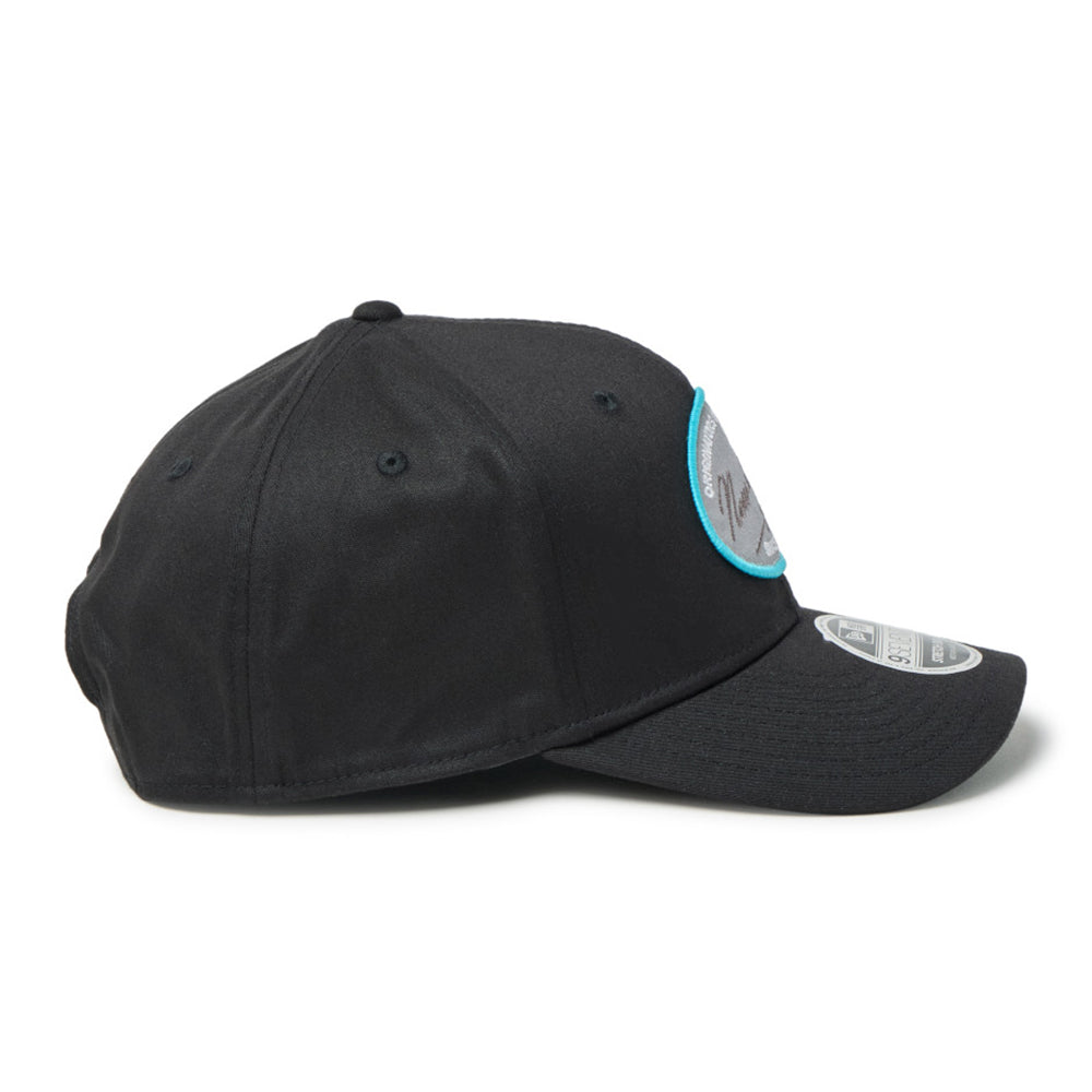 new era script oval patch black golf 9seventy stretch snapback cap opposite side