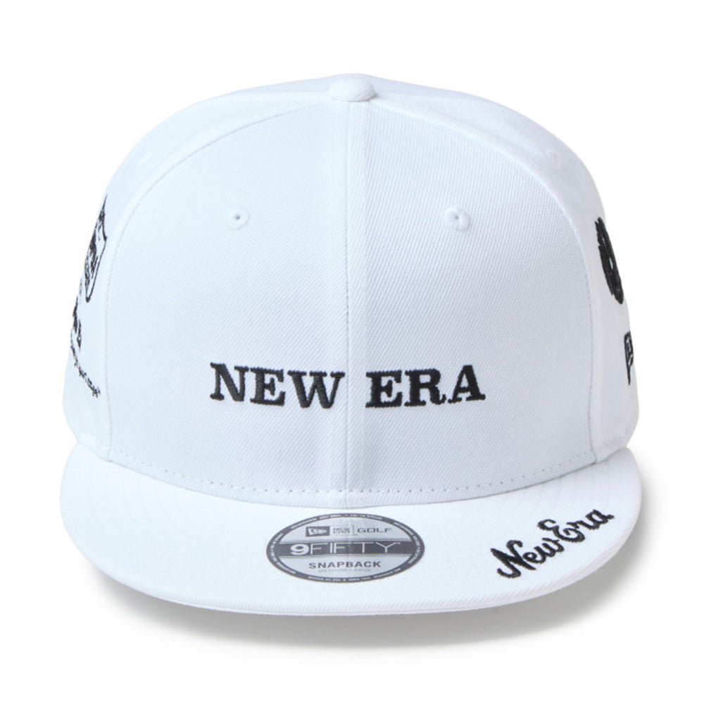 new era wordmark golf ne archive white 9fifty snapback cap opposite