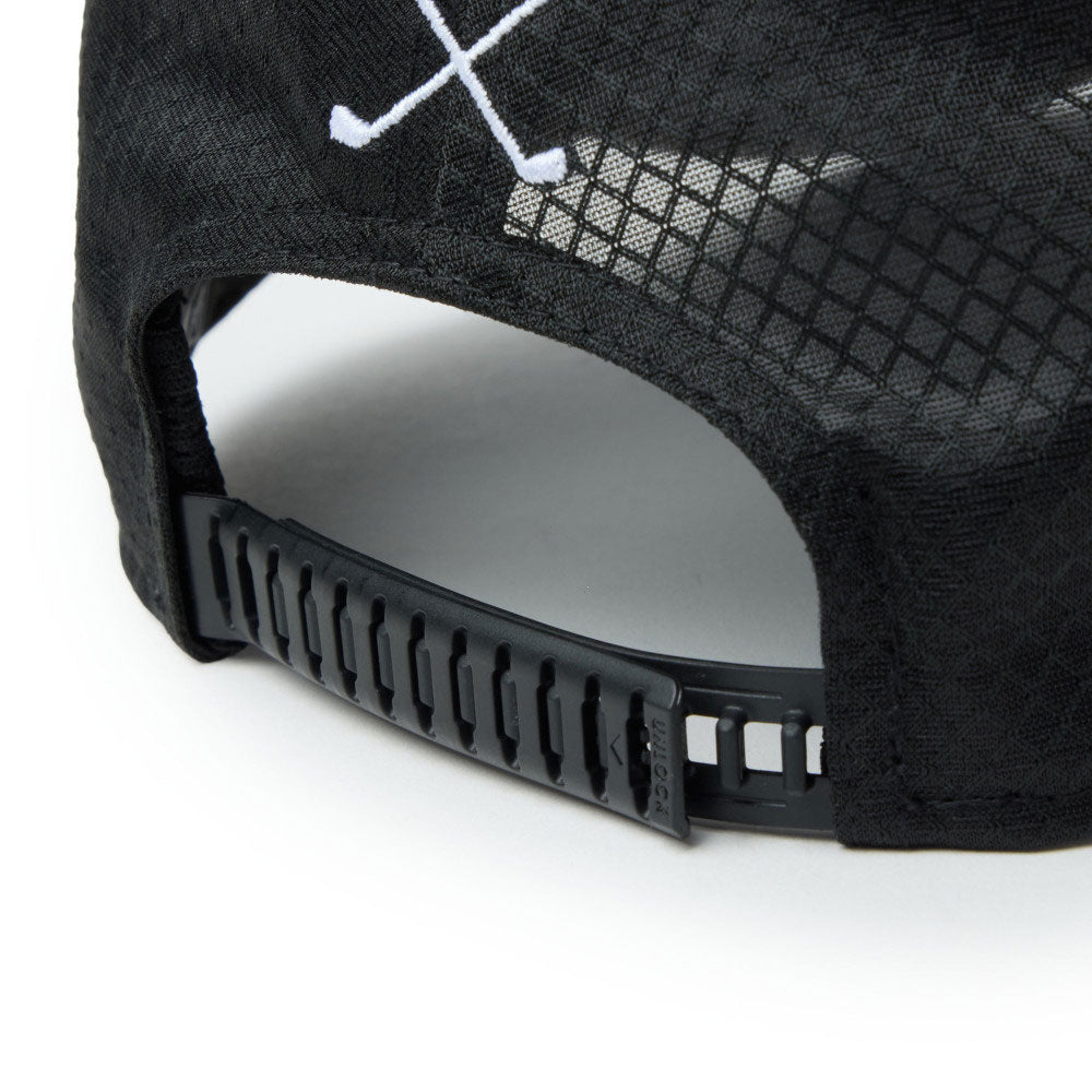 new era new york yankees golf black 9forty apex adjustable cap angle