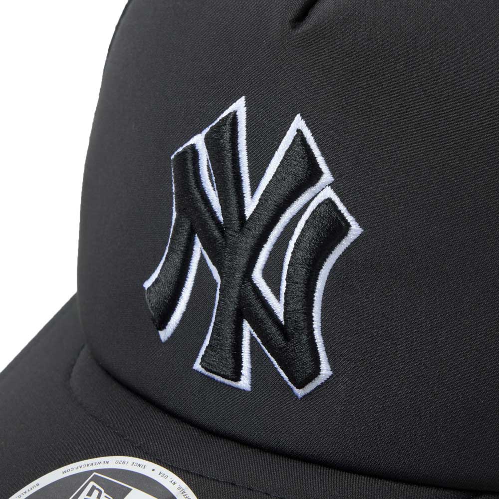 new era new york yankees golf black 9forty apex adjustable cap side