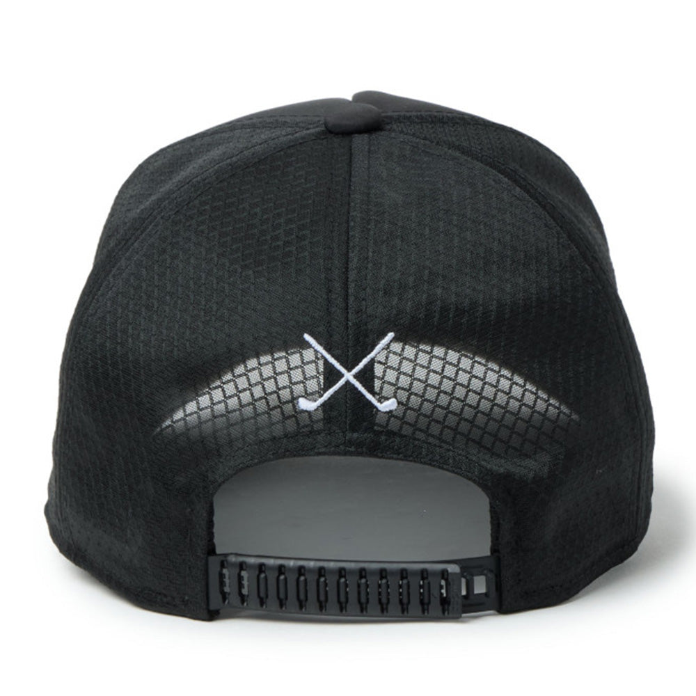 new era new york yankees golf black 9forty apex adjustable cap opposite