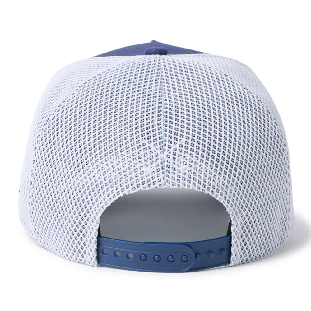 new era golf double mesh navy white 9forty a frame adjustable cap angle