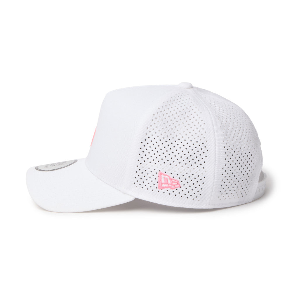 new era box logo golf white 9forty a frame adjustable cap opposite