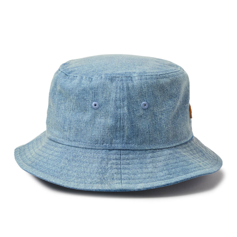 new era 1920 patch washed denim bucket hat under