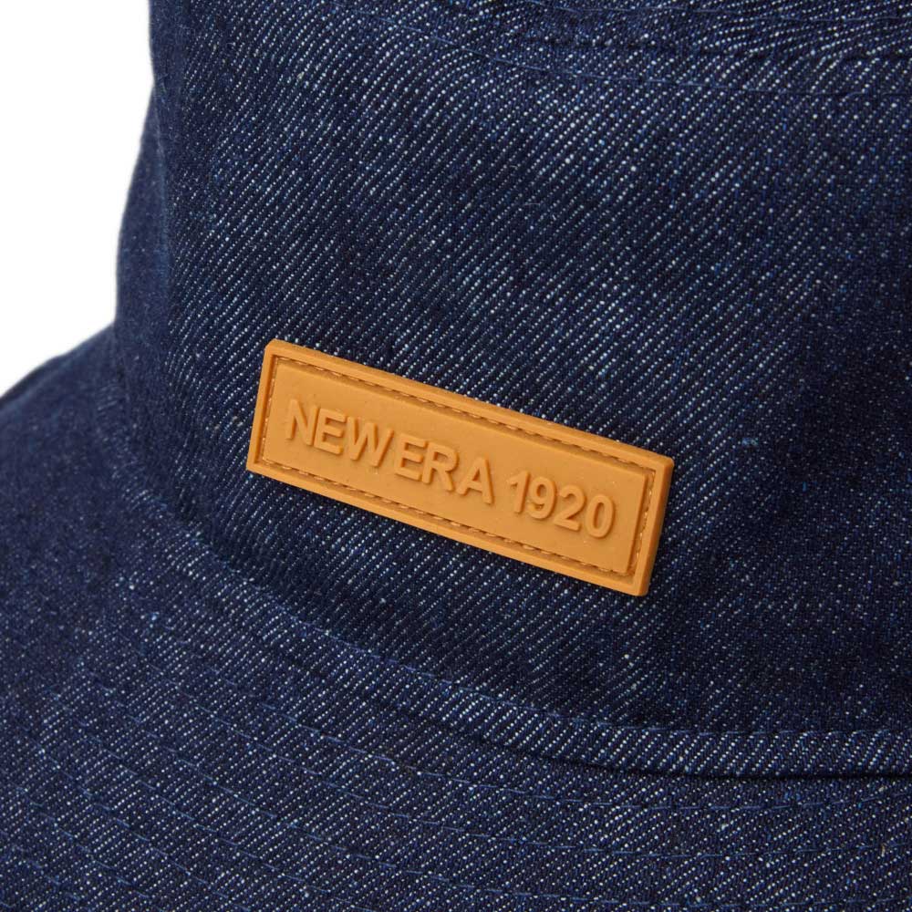 new era 1920 patch denim bucket hat side