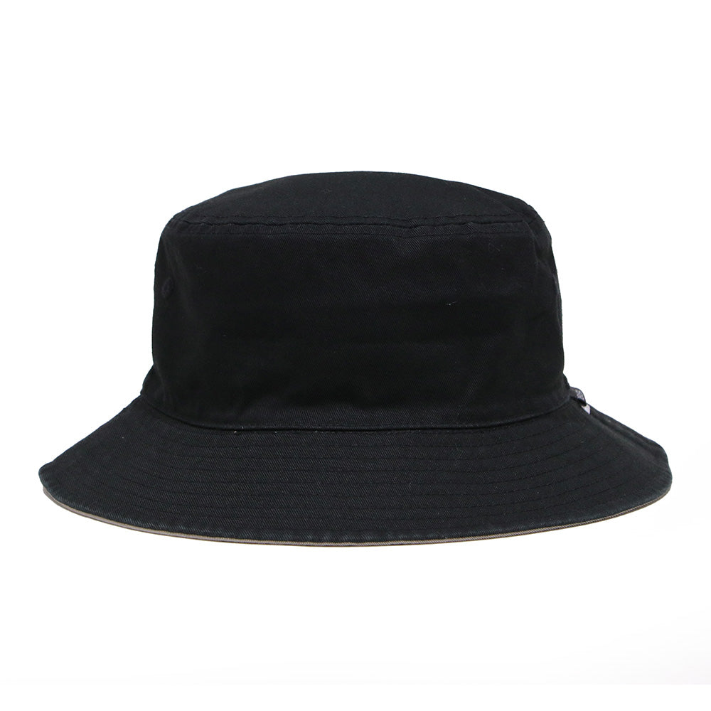 new era los angeles dodgers reversible black pebble bucket hat other side