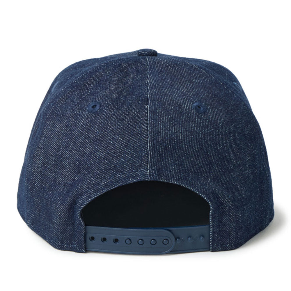 new era los angeles dodgers denim 9fifty snapback cap angle