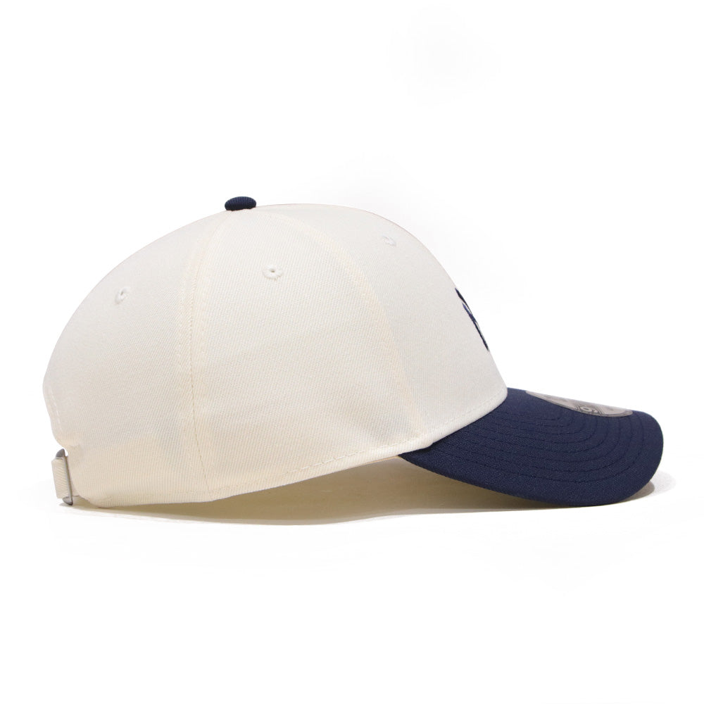 new era new york yankees sweat band cream navy 9forty adjustable cap angle