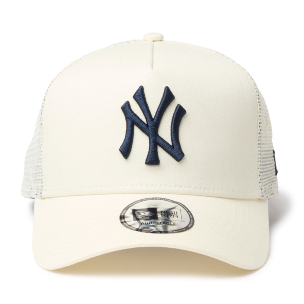 new era new york yankees emb mesh navy 9forty a frame trucker adjustable cap opposite