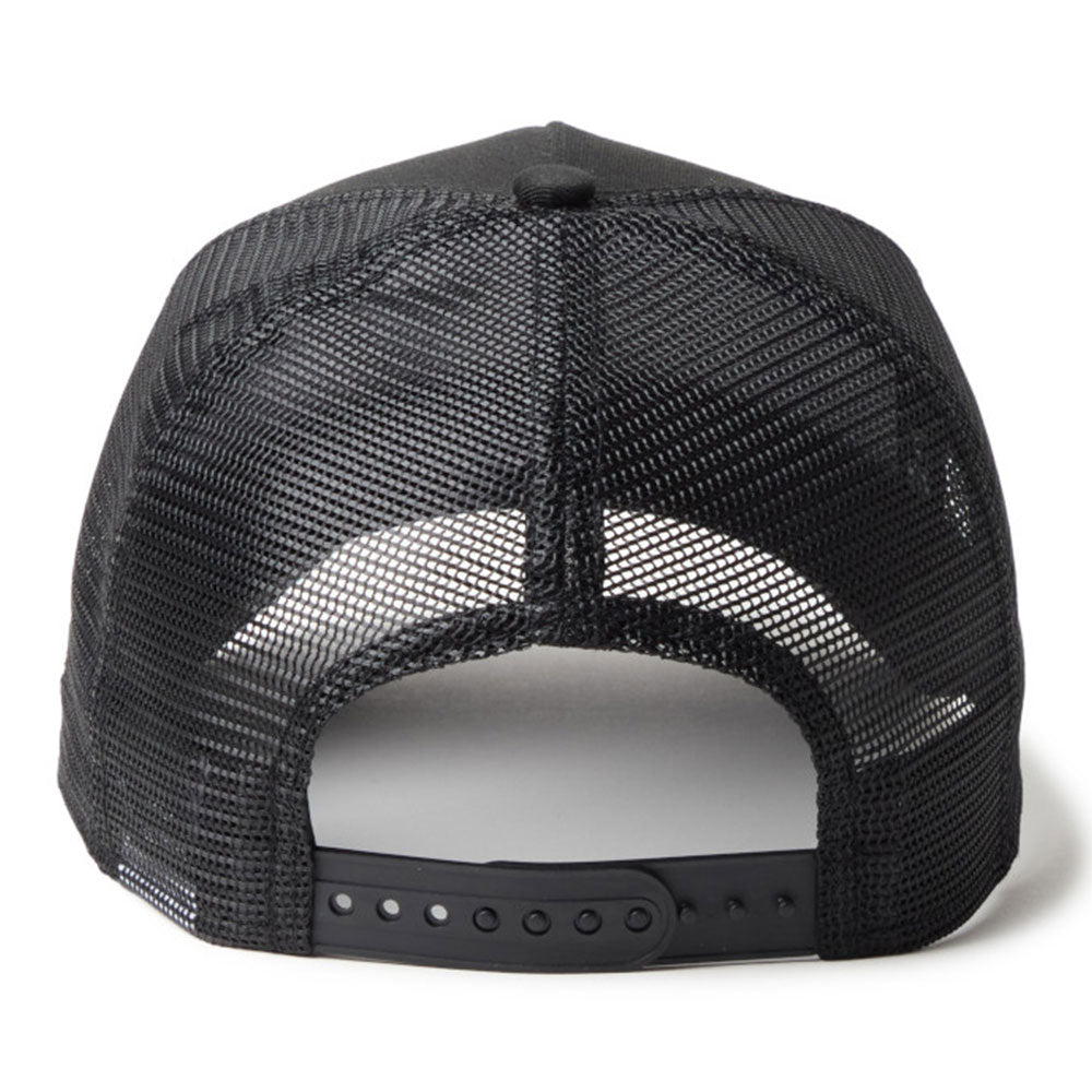 new era ne frame logo black 261 9forty a frame trucker cap detail and color