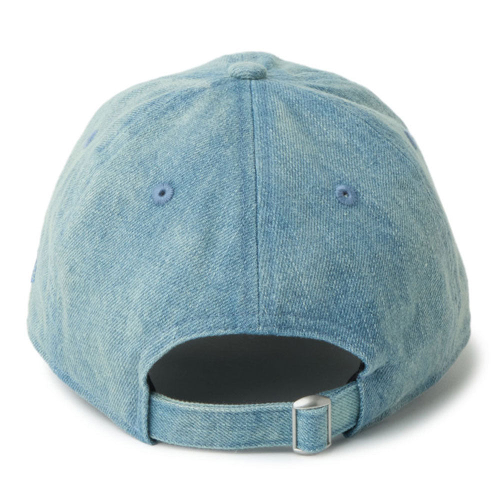 new era 1920 patch washed denim 9twenty adjustable cap angle