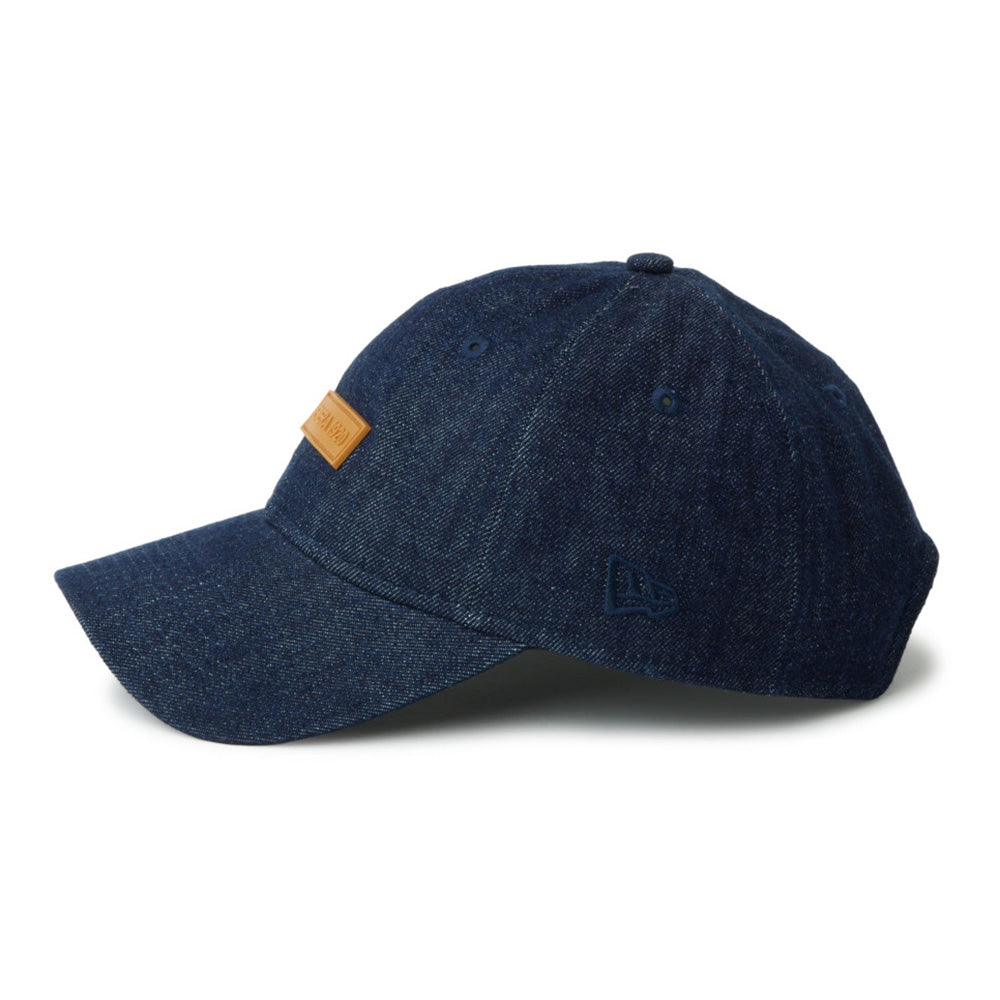 new era 1920 patch denim 9twenty adjustable cap opposite side or other angle view