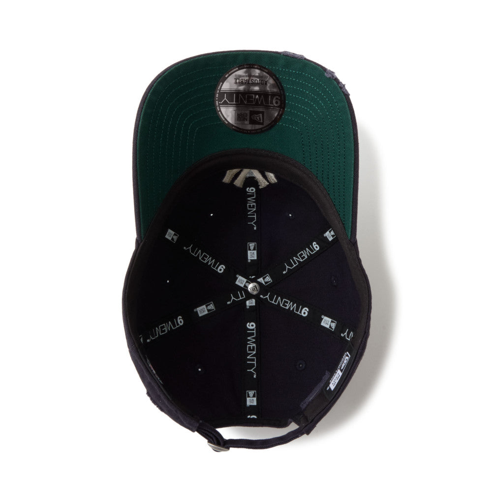 new era new york yankees visor logo navy 9twenty adjustable cap detail and color