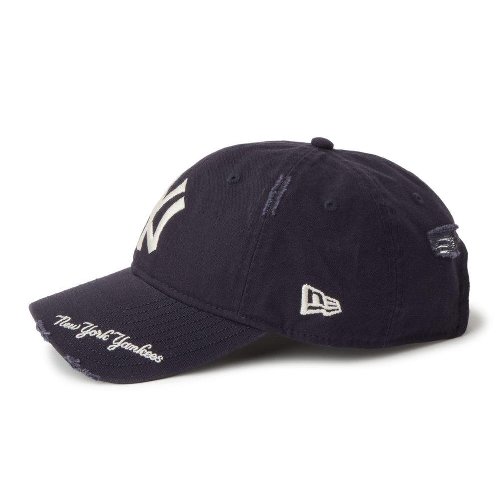 New York Yankees Visor Logo Navy 9TWENTY Adjustable Cap